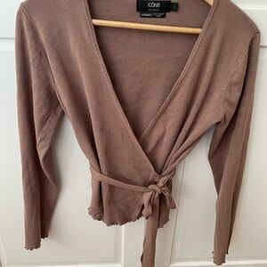 Chocolate Icône wrap top, size large